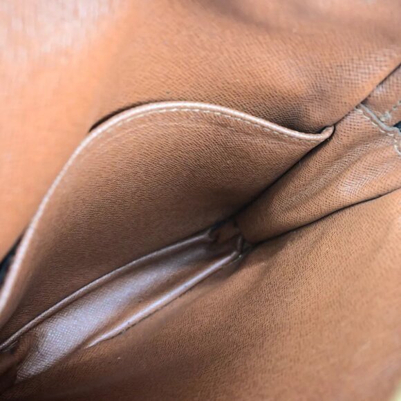 LOUIS VUITTON Danube Shoulder Bag Monogram Leather Brown France M45266 61YF386 - Picture 11 of 15